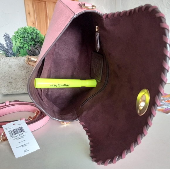 Coach Bags Coach Marlie Top Handle Satchel W Whipstitch Leather